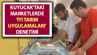 Kuyucak'taki marketlerde 'iyi tarım uygulamaları' denetimi