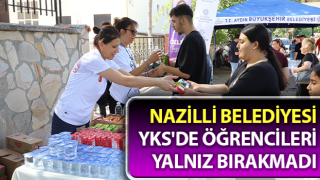 Nazilli Belediyesi YKS'de öğrencileri yalnız bırakmadı