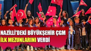 Nazilli'deki Büyükşehir ÇGM ilk mezunlarını verdi