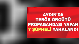 Terör örgütü propagandası yapan 7 şüpheli yakalandı