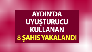 Uyuşturucu kullanan 8 şahıs yakalandı