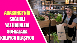 Adabahçe'nin sağlıklı yaz ürünleri sofralara kolayca ulaşıyor