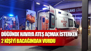 Aydın’da 2 kişi bacağından vuruldu