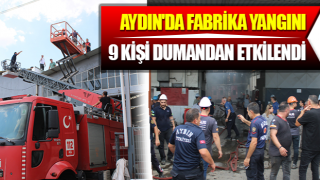 Aydın'da fabrika yangını!