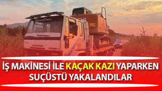 Aydın’da kaçak kazı yapan 2 şüpheli suçüstü yakalandı