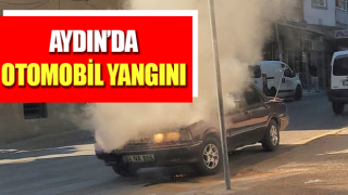 Aydın’da otomobil yangını