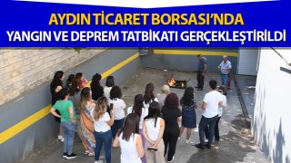 Aydın’da Yangın ve Deprem Tatbikatı gerçekleştirildi