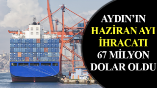 Aydın’ın ihracatı 67 milyon dolar oldu