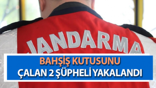 Bahşiş kutusunu çalan 2 şüpheli yakalandı