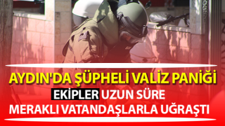 Balkondaki kadına polisten ‘şüpheli valiz' uyarısı