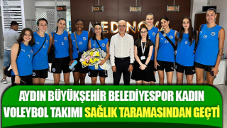 Belediyespor Kadın Voleybol Takımı sağlık taramasından geçti