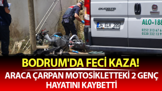 Bodrum'da feci kaza!