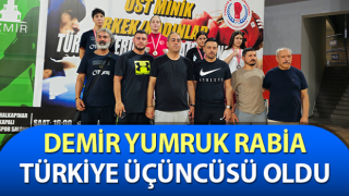 Demir yumruk Rabia, Türkiye üçüncüsü oldu