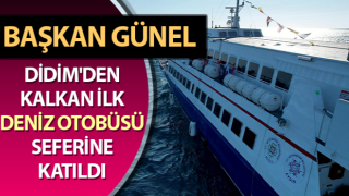 Didim-Turgutreis-Bodrum arasında deniz otobüsü seferleri başladı