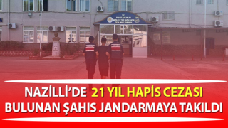 Hakkında 21 yıl hapis cezası bulunan şahıs jandarmaya takıldı