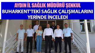 Müdür Şenkul Buharkent'teki sağlık çalışmalarını yerinde inceledi