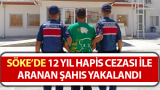 Söke’de 12 yıl hapis cezası ile aranan şahıs yakalandı