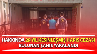 Söke’de 29 yıl hapis cezası bulunan şahıs yakalandı