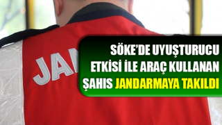 Uyuşturucu etkisi ile araç kullanırken jandarmaya takıldı