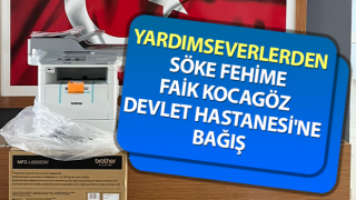 Yardımseverlerden Devlet Hastanesi'ne bağış