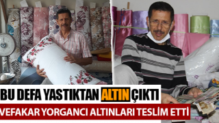 Yastık yaparken pamukların arasından 80 bin TL değerinde altın buldular