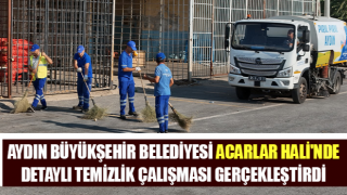 Acarlar Hali'nde detaylı temizlik çalışması gerçekleştirildi