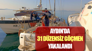 Aydın’da 31 düzensiz göçmen yakalandı