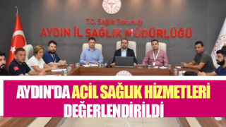 Aydın'da acil sağlık hizmetleri değerlendirildi