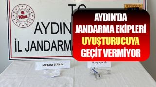 Aydın'da jandarma ekipleri uyuşturucuya geçit vermiyor