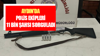 Aydın’da polis ekipleri 11 bin şahsı sorguladı