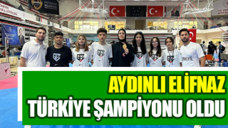 Aydınlı Elifnaz, Türkiye Şampiyonu oldu