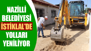 İstiklal Mahallesi'nde yollar yenileniyor