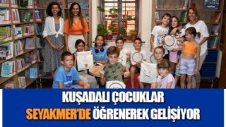 Kuşadalı çocuklar SEYAKMER’de öğrenerek gelişiyor