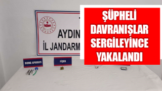 Şüpheli davranışlar sergileyince yakalandı