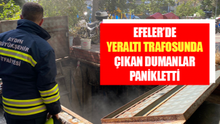 Yeraltı trafosunda çıkan dumanlar panikletti